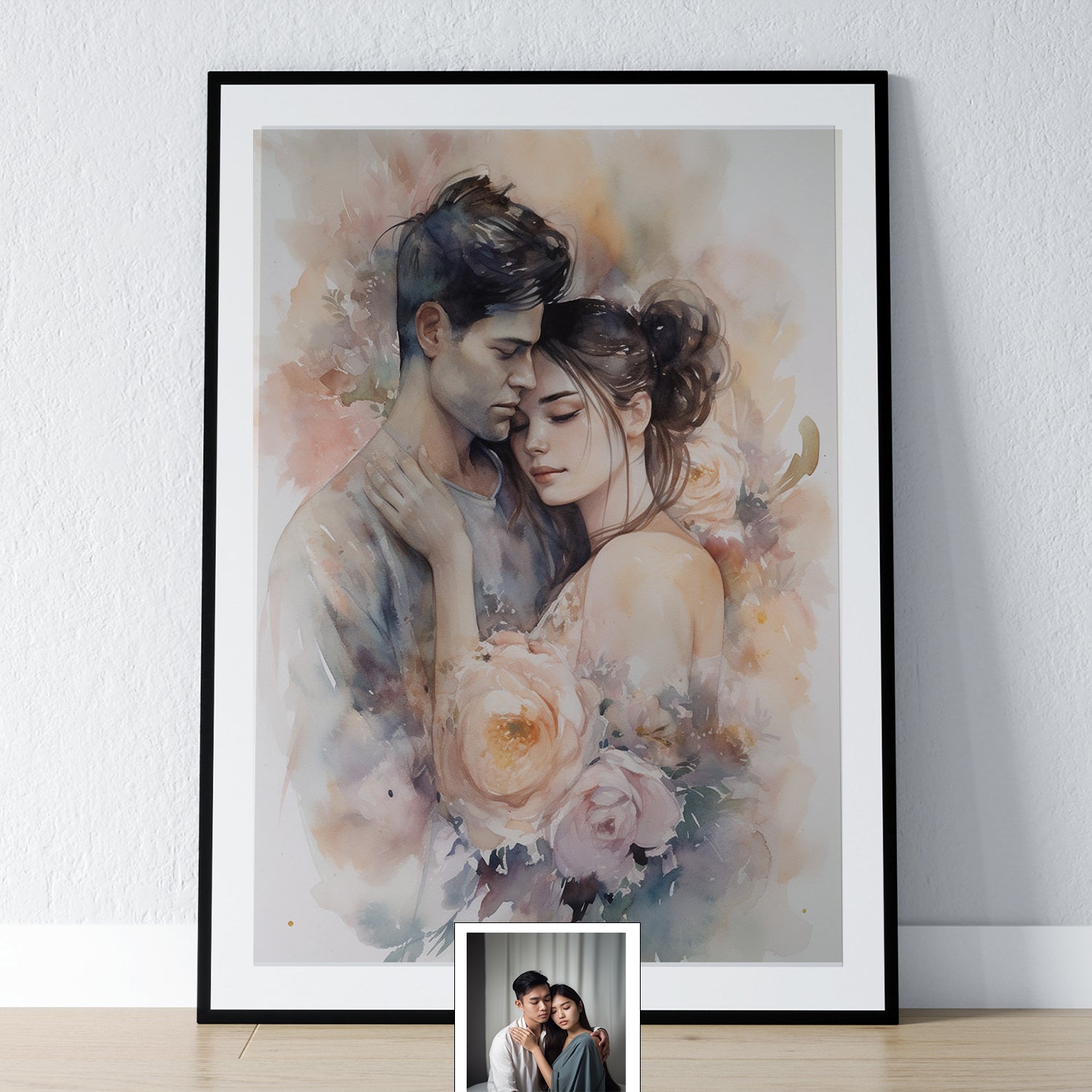 Floral Personalised Art From Photo
