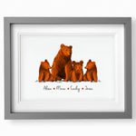 Family of Bears Print