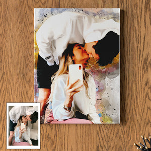 Portrait For Couples/ Husband/ Wife/ Partner, Custom Family Portrait, Perfect Print Gift For Girlfriend Or Boyfriend, Anniversary Gift,