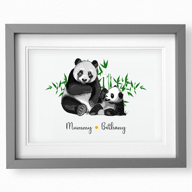 Family of Pandas Print